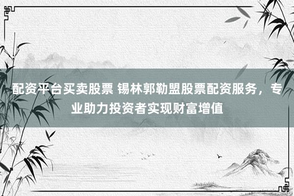 配资平台买卖股票 锡林郭勒盟股票配资服务，专业助力投资者实现财富增值