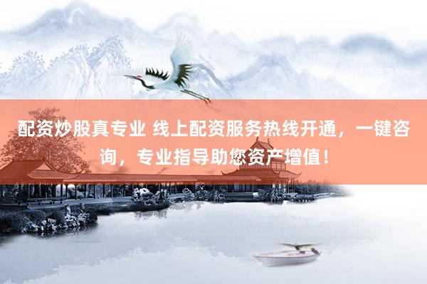 配资炒股真专业 线上配资服务热线开通，一键咨询，专业指导助您资产增值！