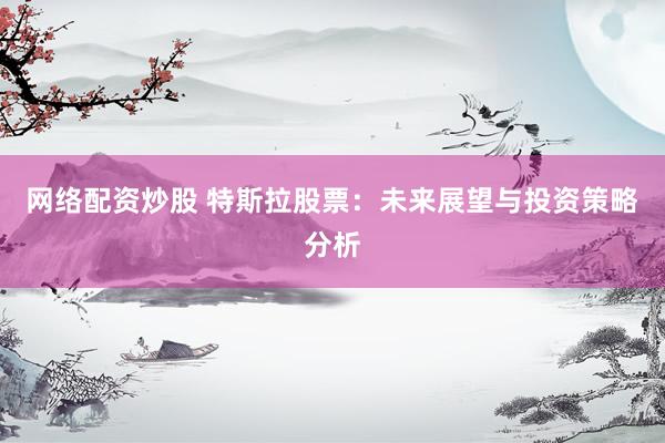 网络配资炒股 特斯拉股票：未来展望与投资策略分析